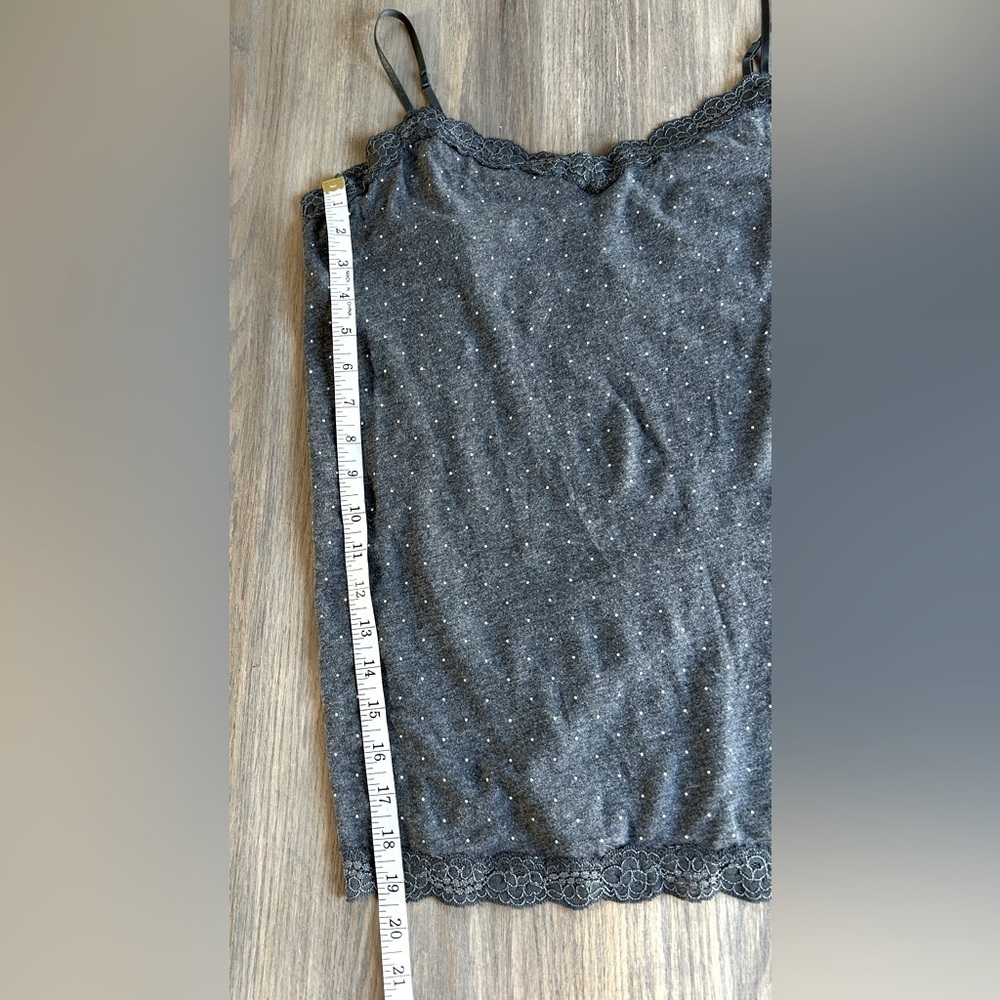 Vintage Y2K Aeropostale Lace Trim Cami Tank Size XL Elena Gilbert Alternative - Picture 12 of 12
